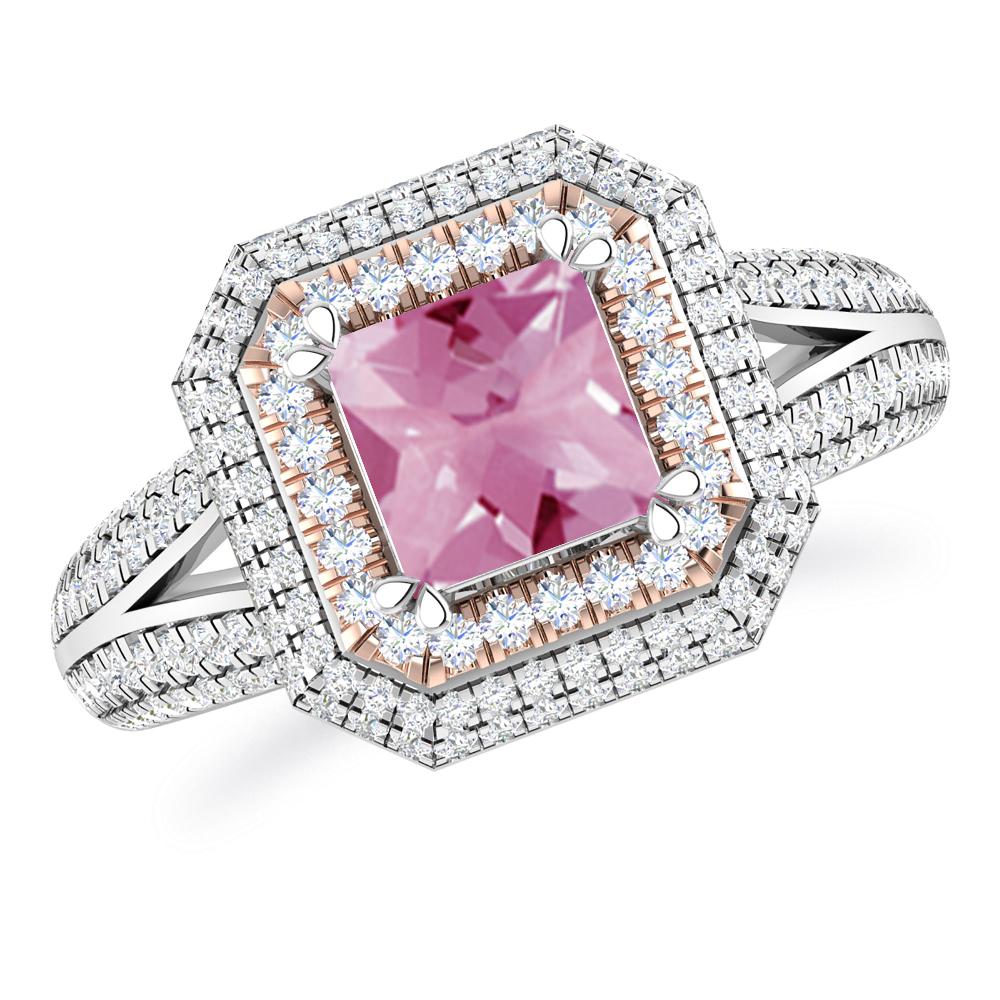 White Gold - Pink Tourmaline