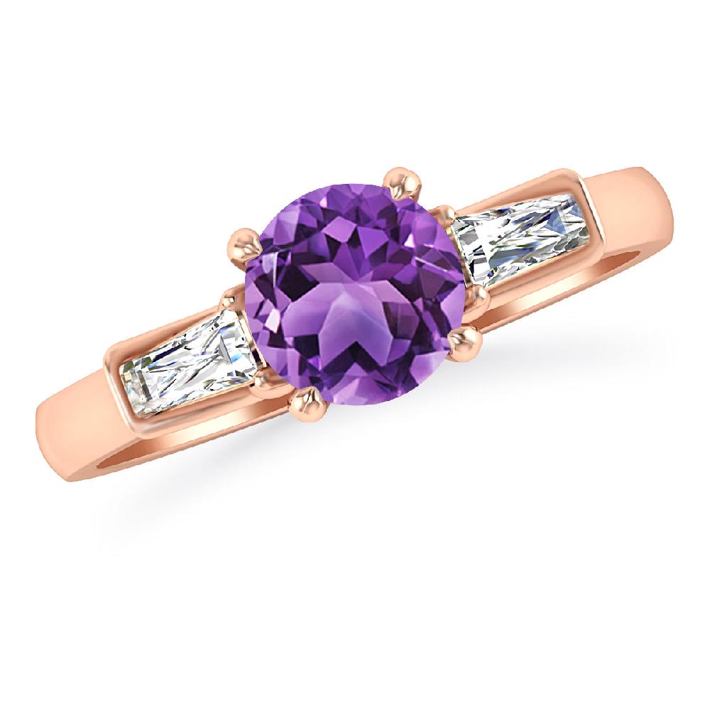 Rose Gold - Amethyst