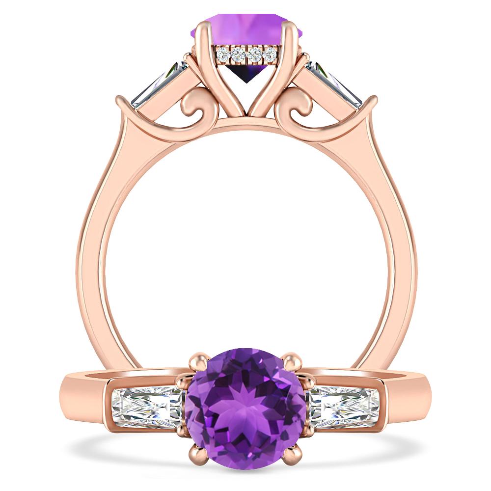 Rose Gold - Amethyst