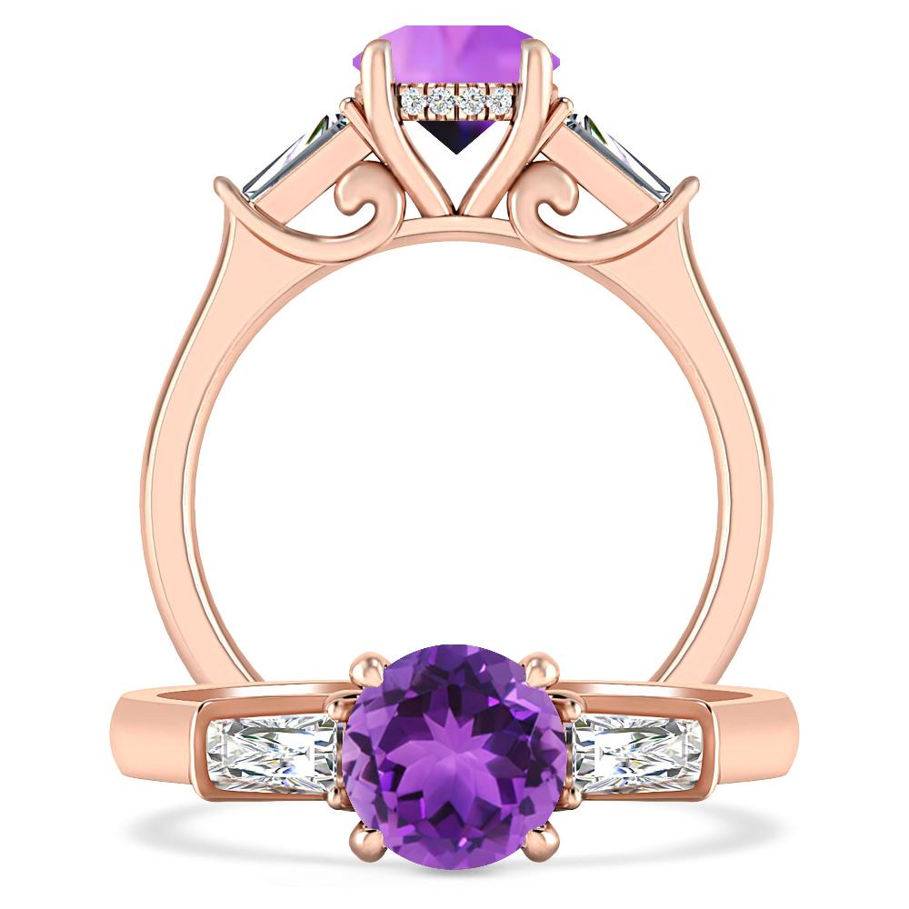 Rose Gold - Amethyst