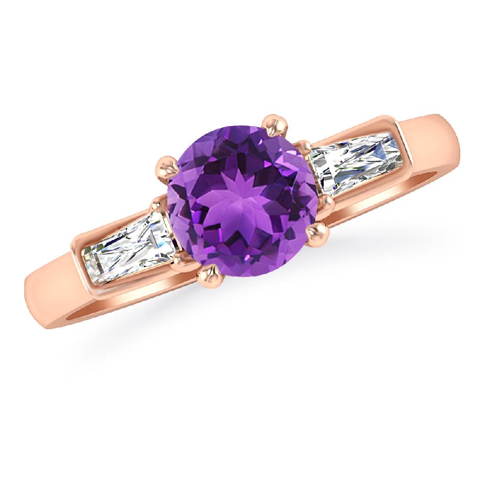 Rose Gold - Amethyst