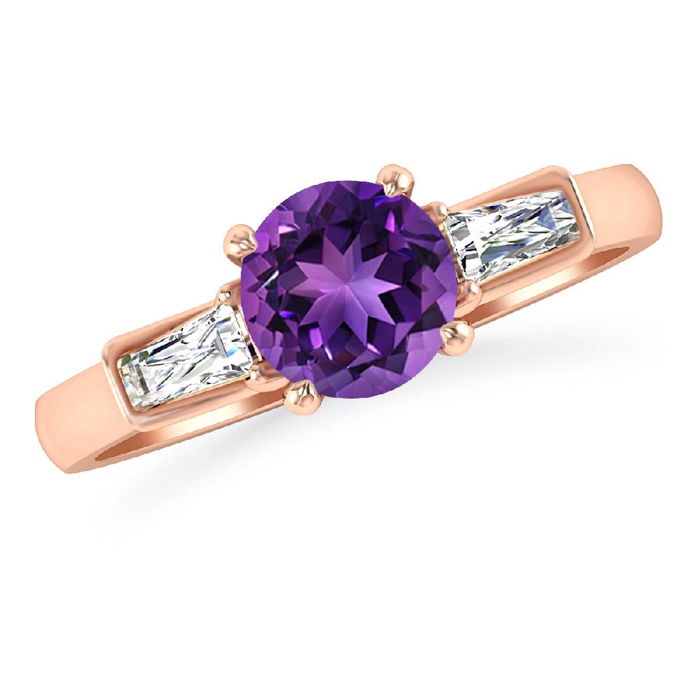 Rose Gold - Amethyst