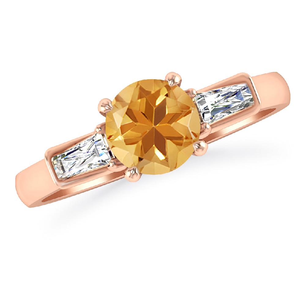 Rose Gold - Citrine