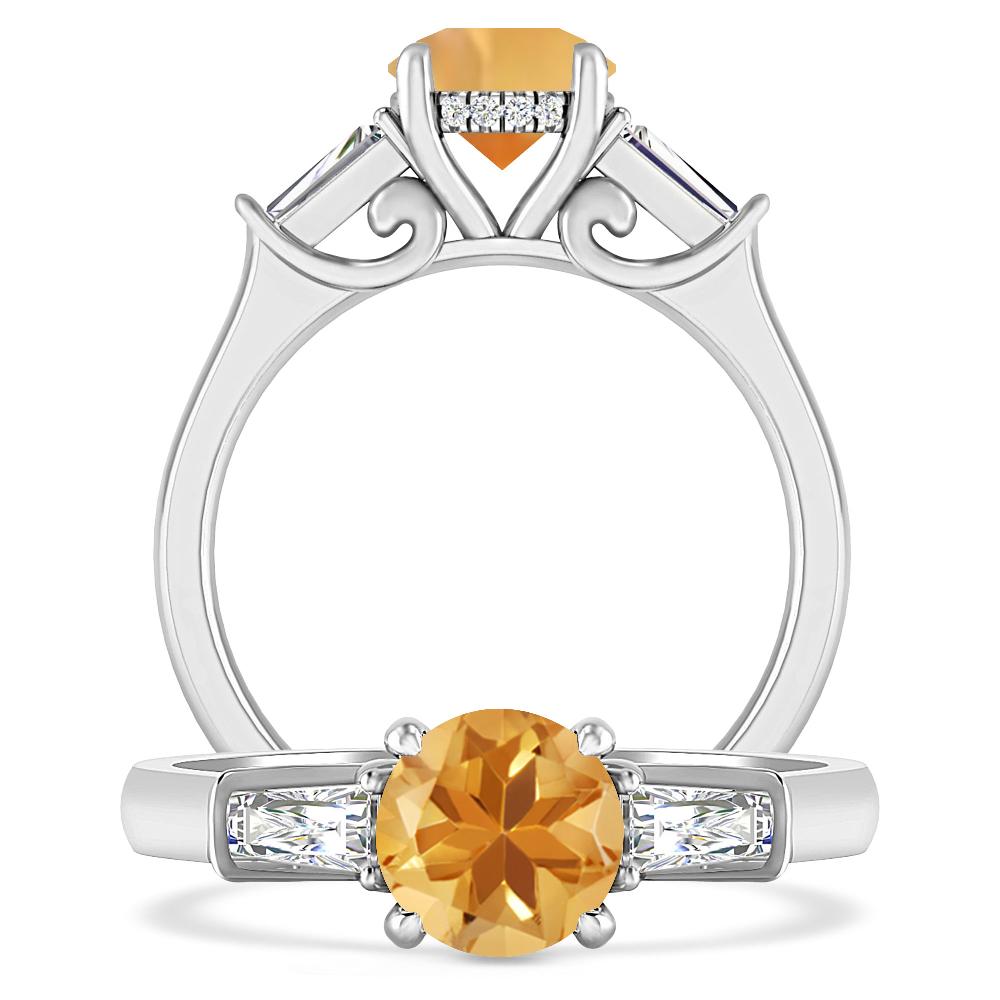 White Gold - Citrine