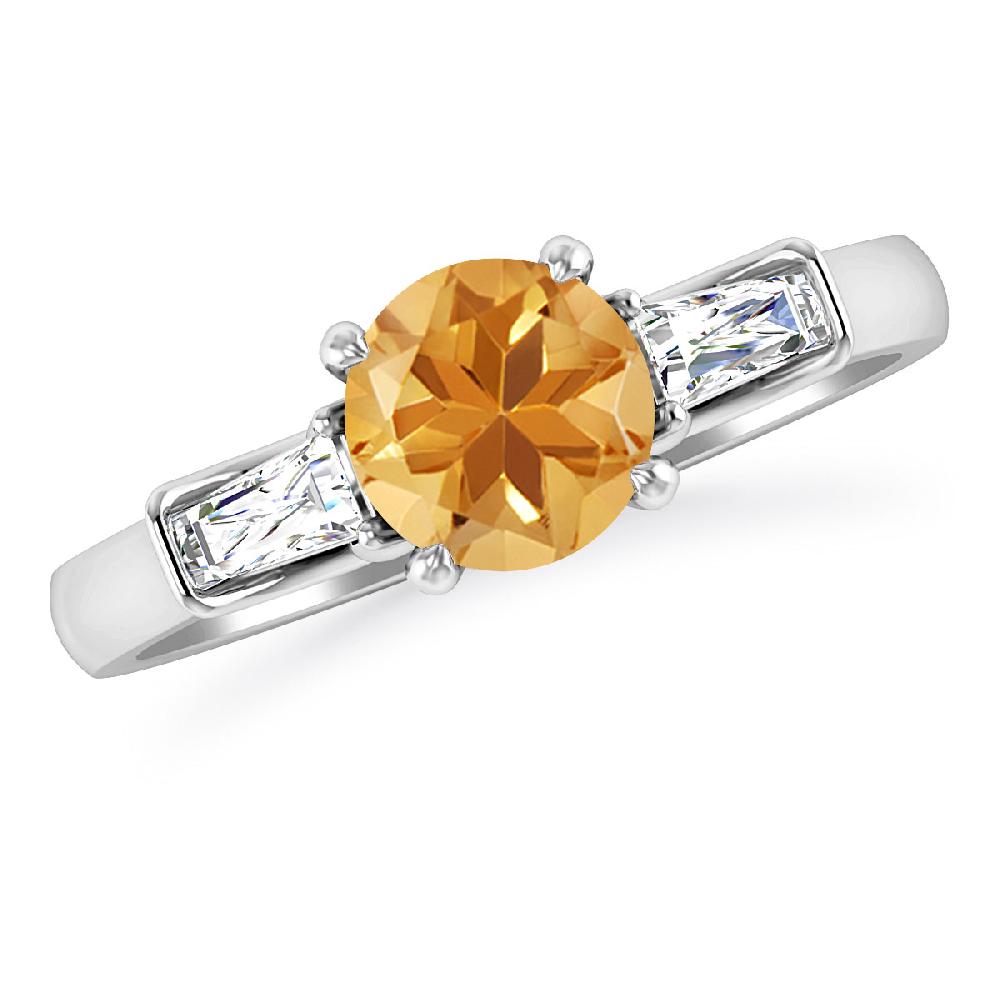 White Gold - Citrine