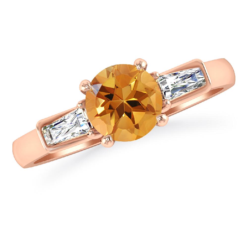 Rose Gold - Citrine