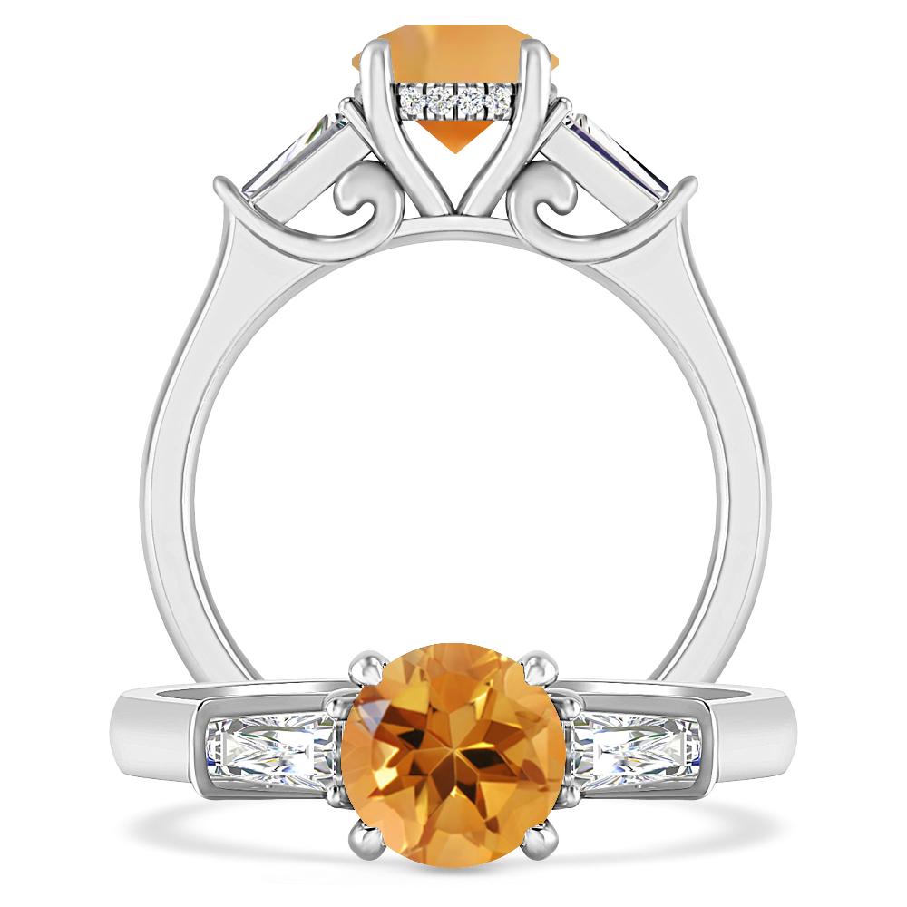 White Gold - Citrine