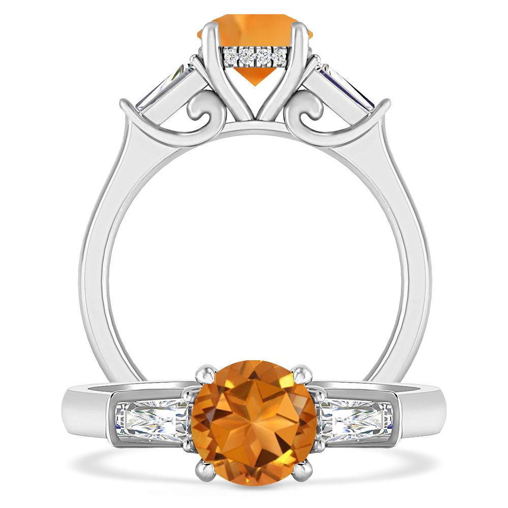 White Gold - Citrine