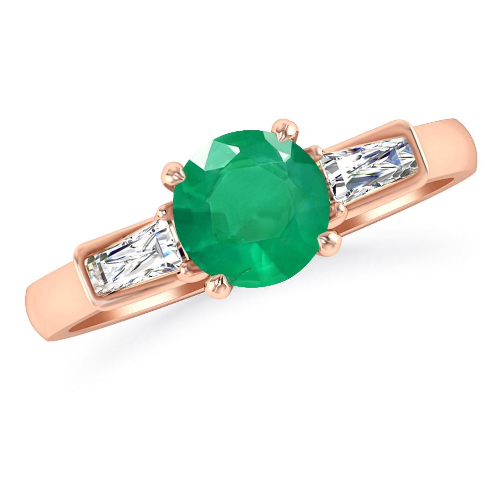 Rose Gold - Emerald