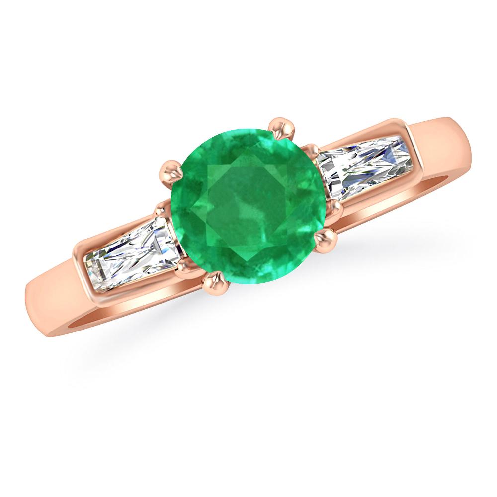 Rose Gold - Emerald