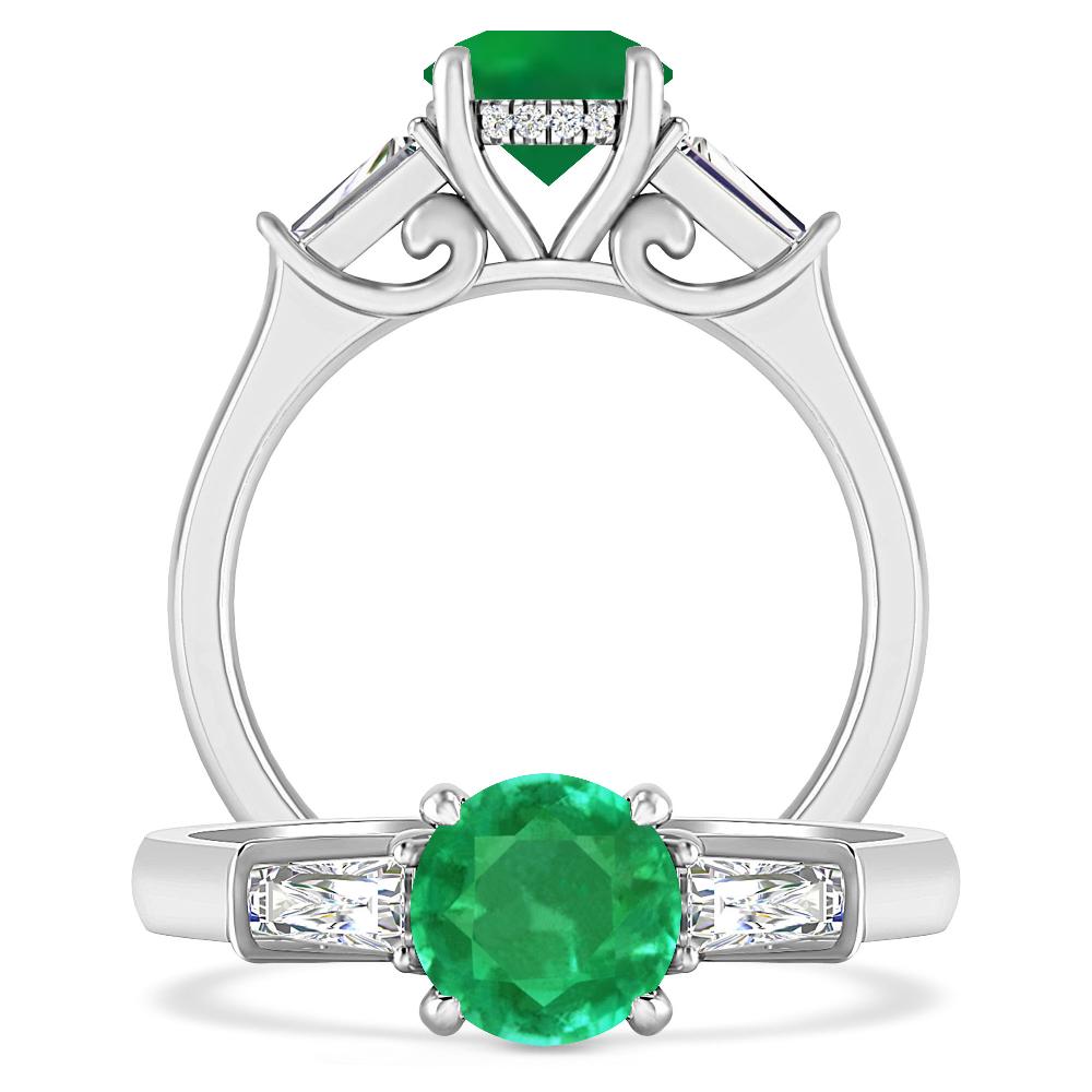White Gold - Emerald