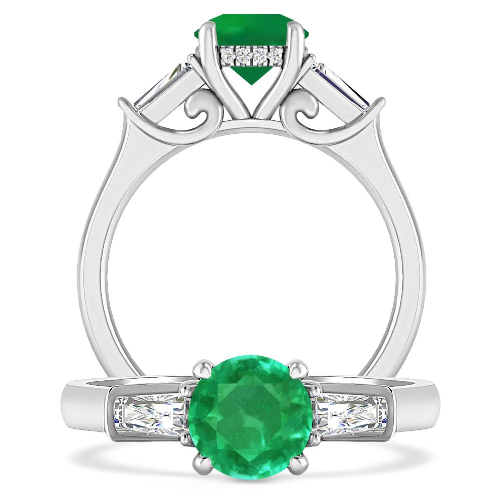 White Gold - Emerald