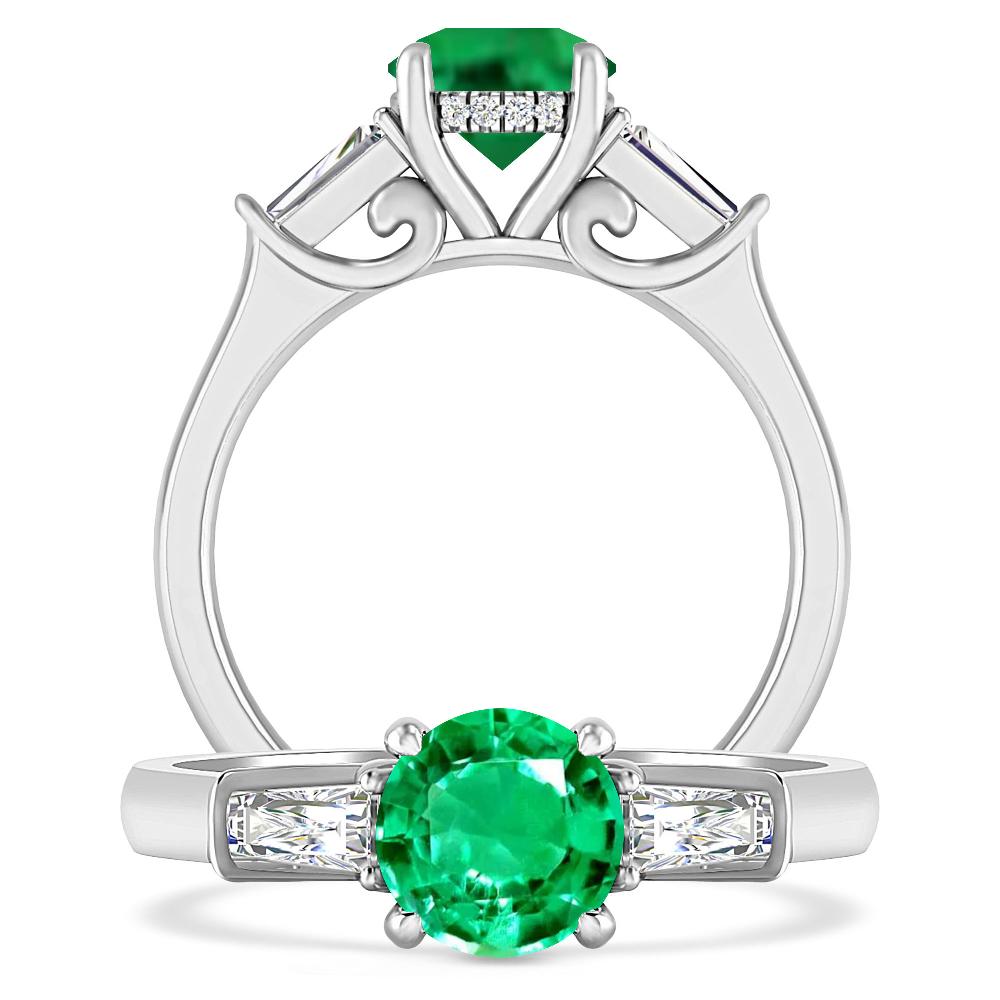 White Gold - Emerald