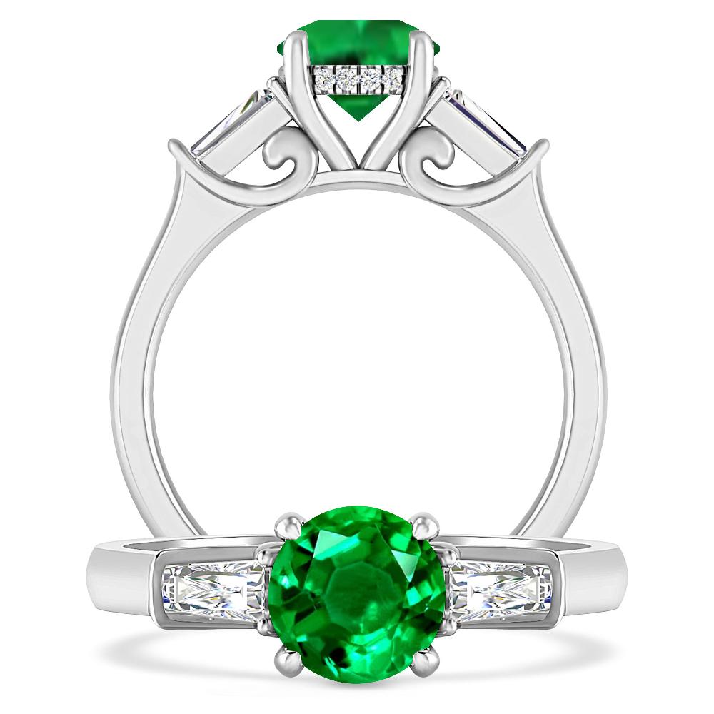 White Gold - Emerald