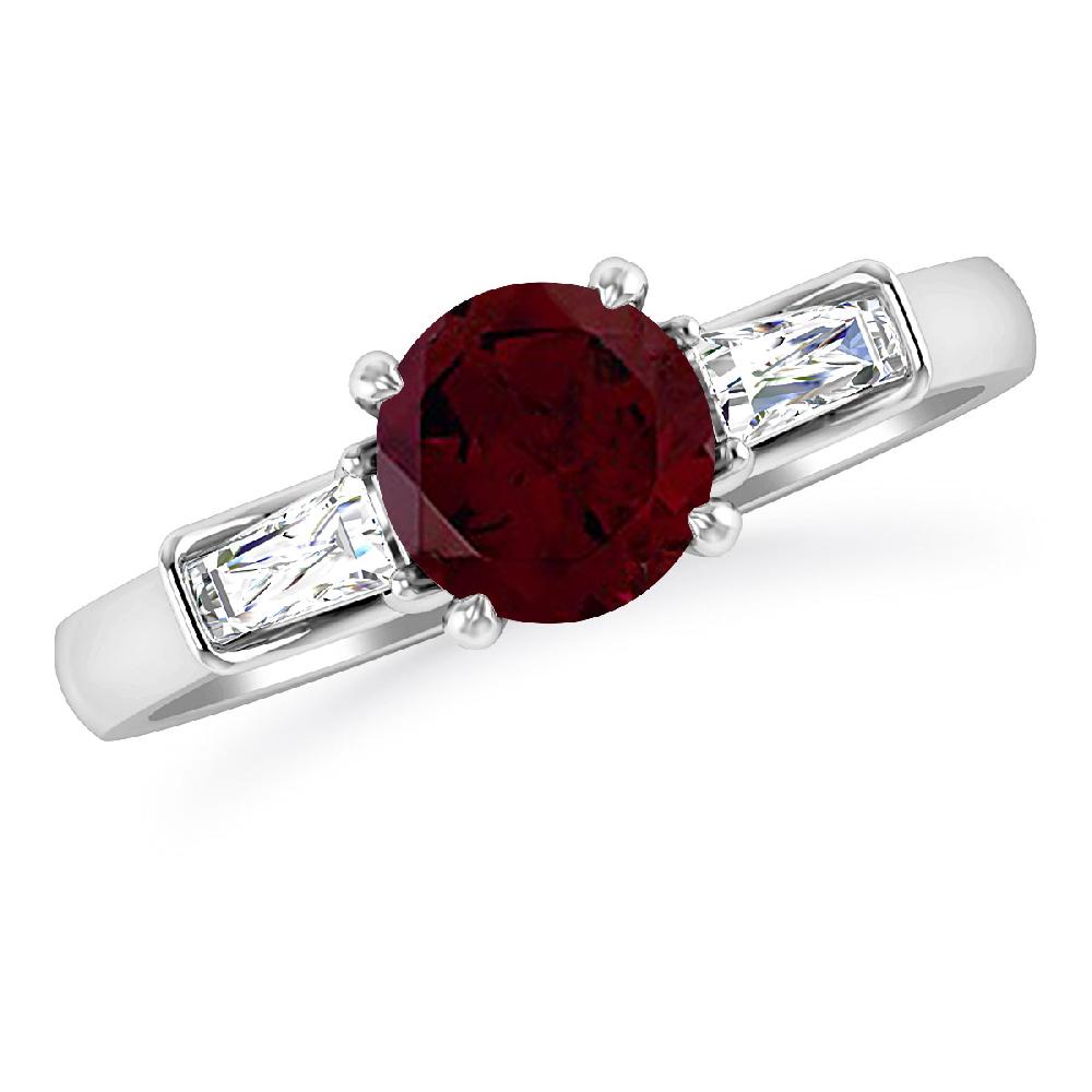 White Gold - Garnet