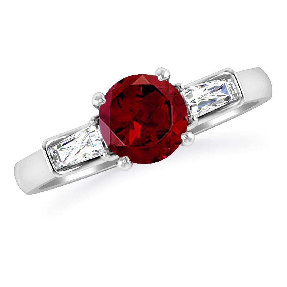 White Gold - Garnet