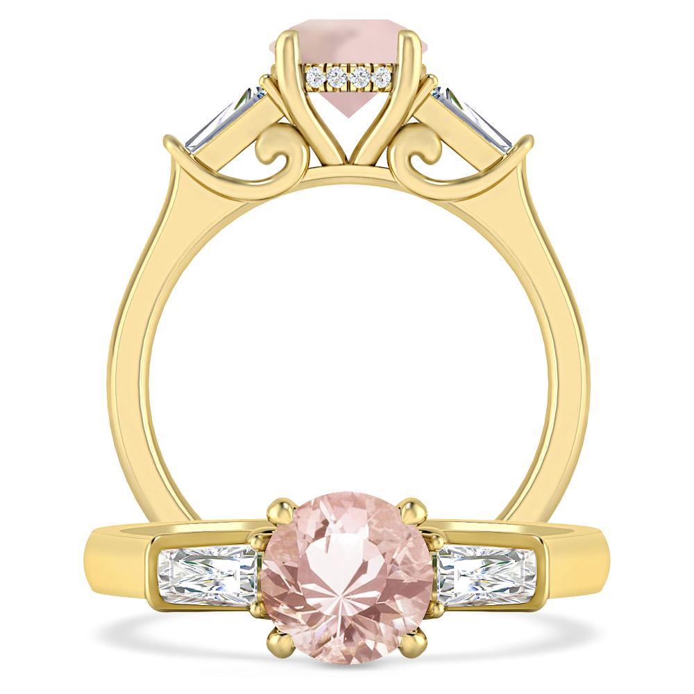 Yellow Gold - Morganite