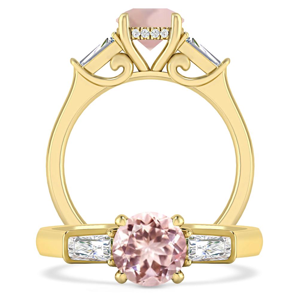 Yellow Gold - Morganite