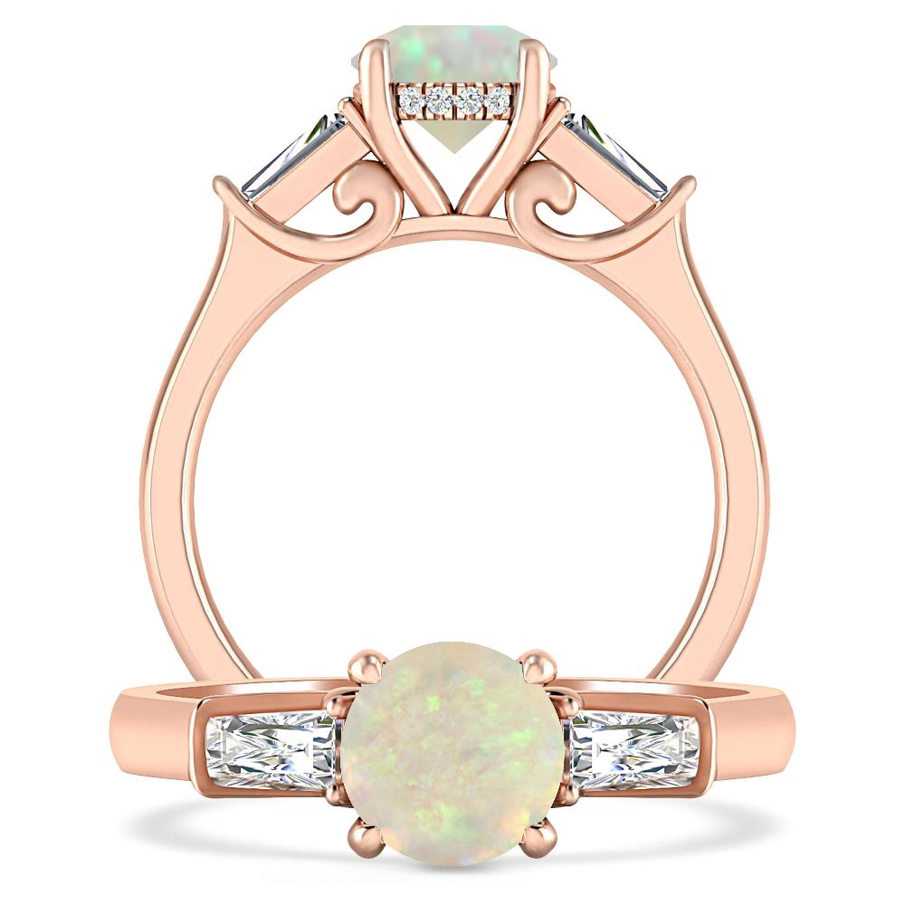 Rose Gold - Opal