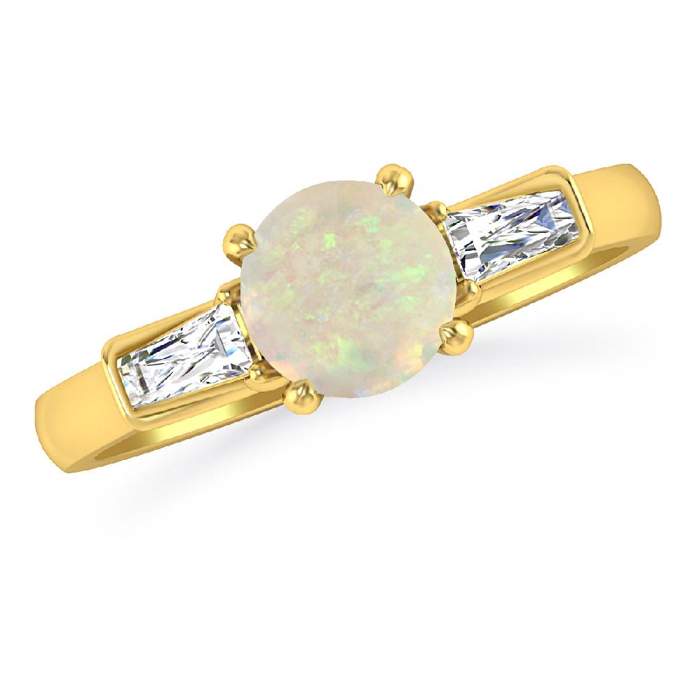 Yellow Gold - Opal