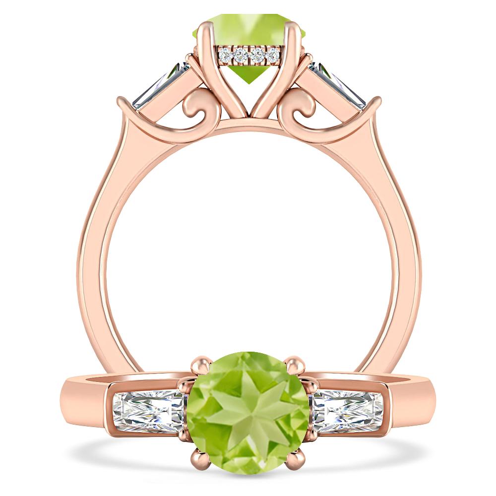 Rose Gold - Peridot