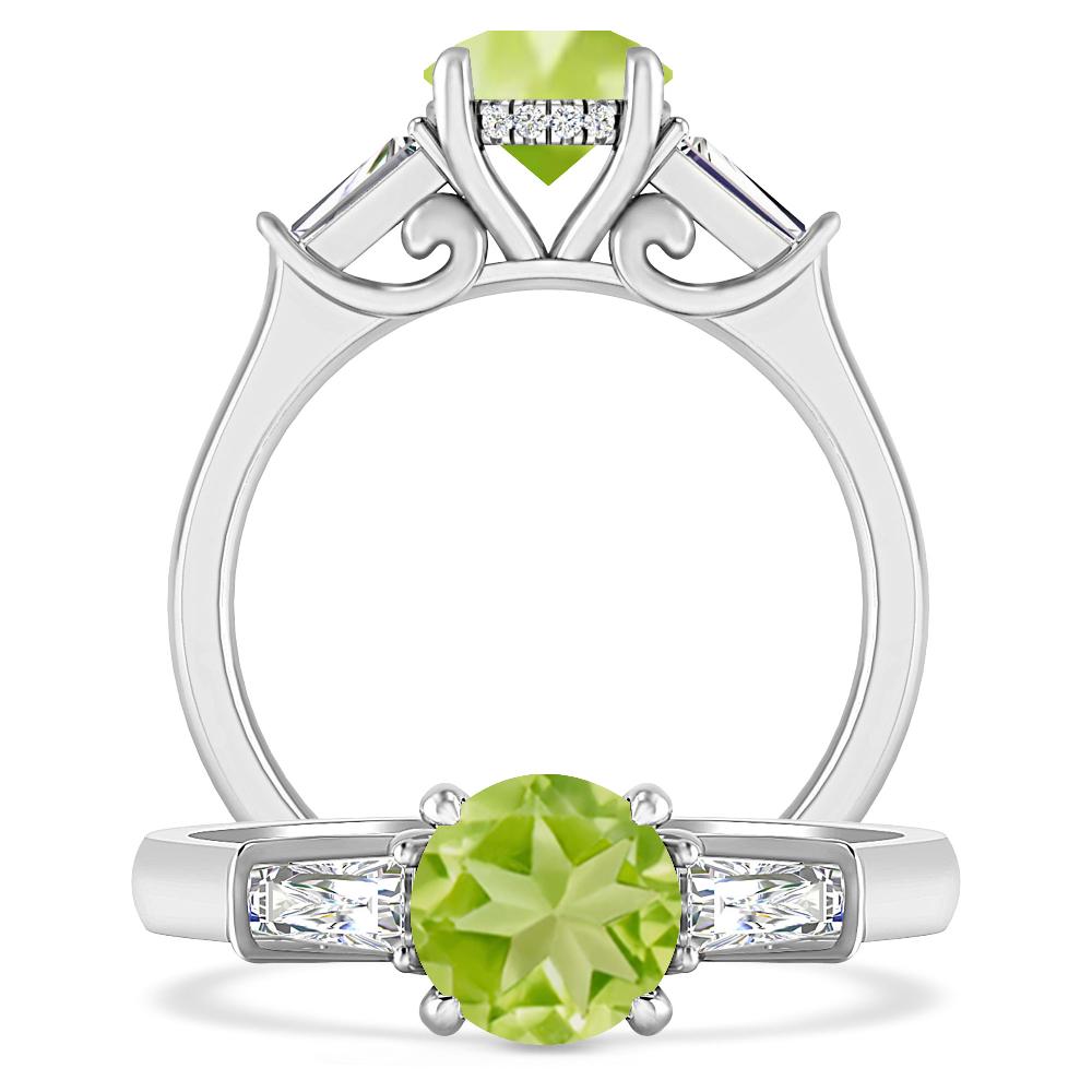 White Gold - Peridot