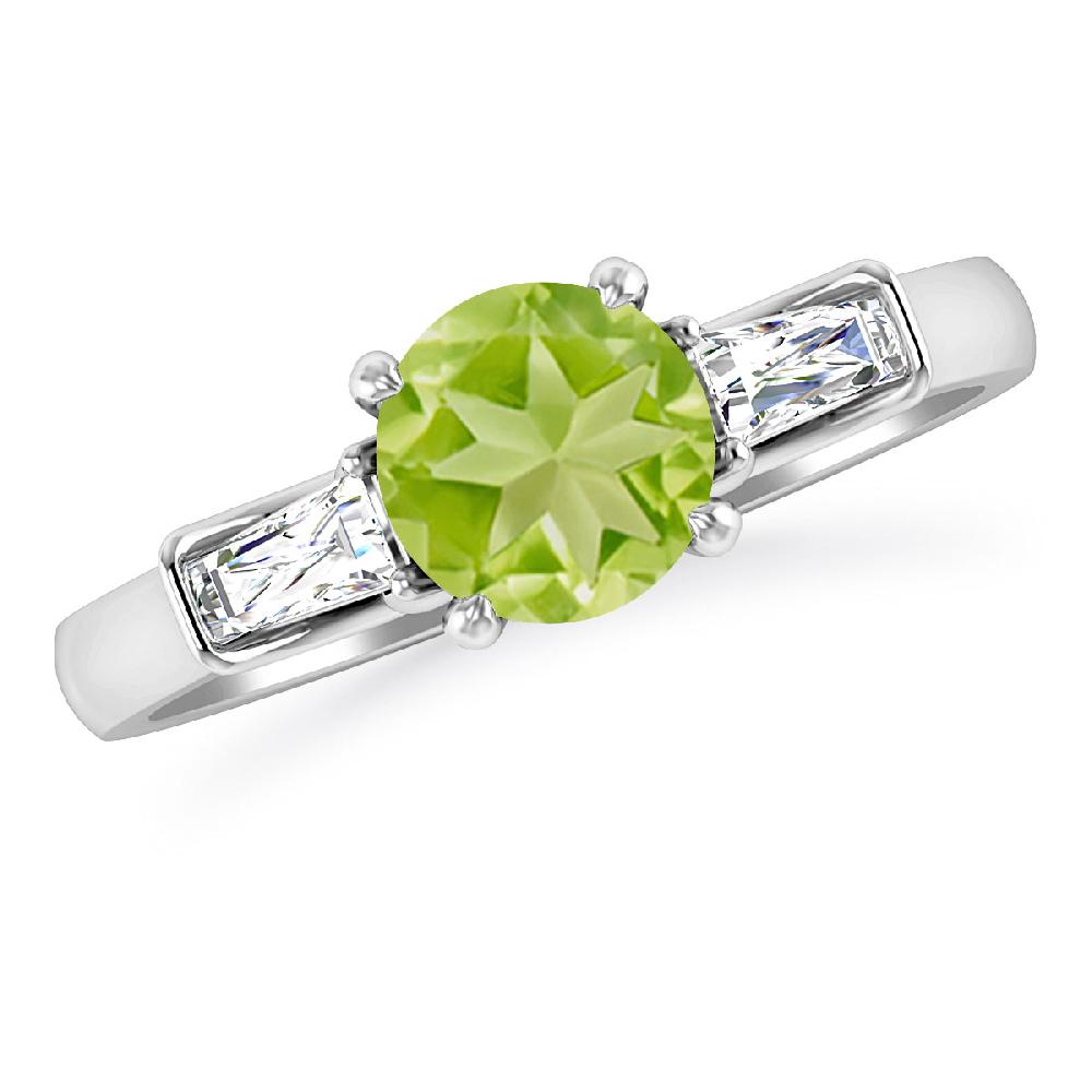 White Gold - Peridot