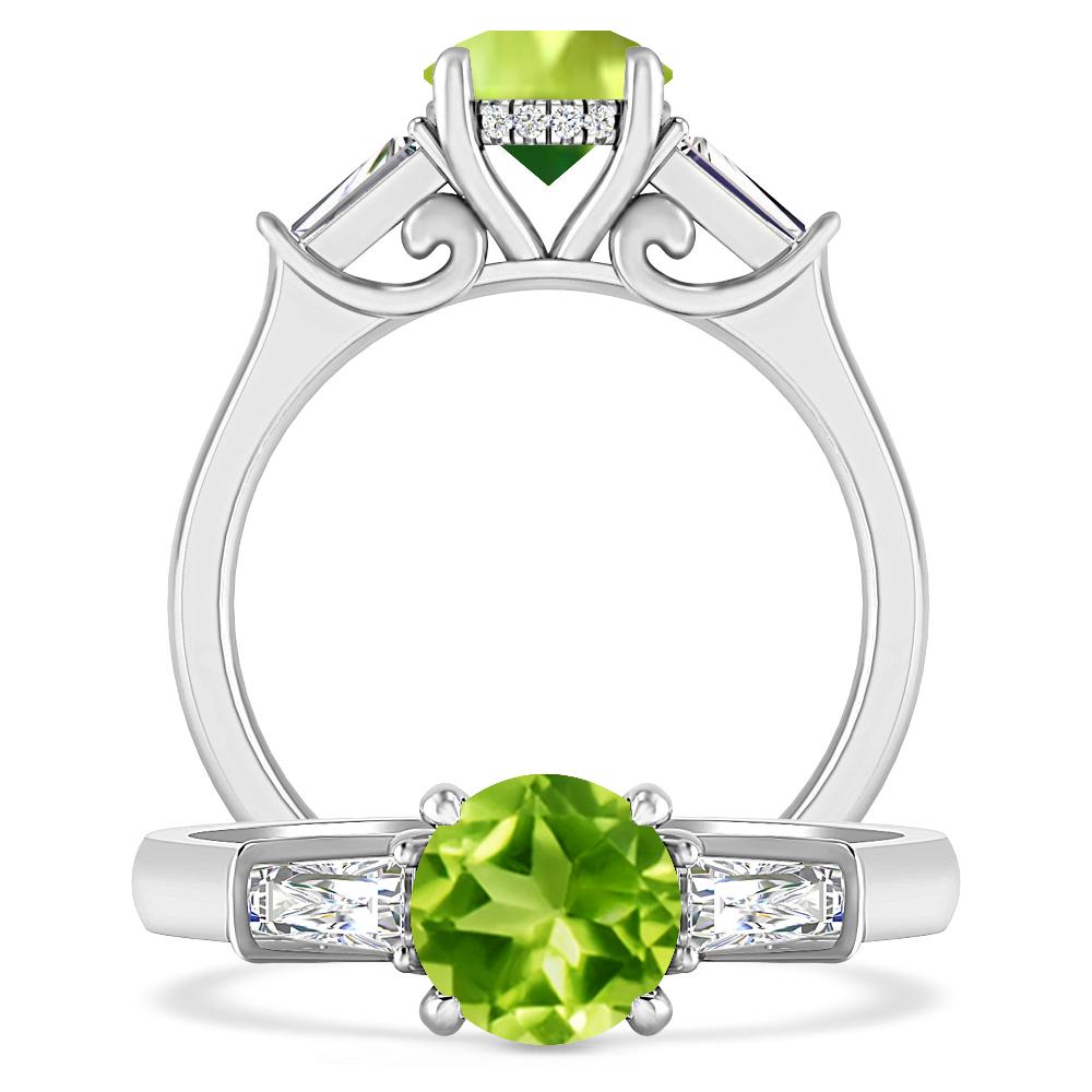 White Gold - Peridot