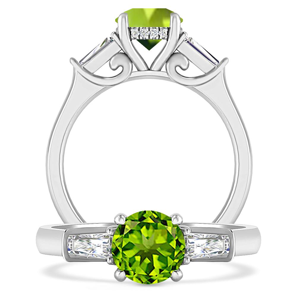 White Gold - Peridot