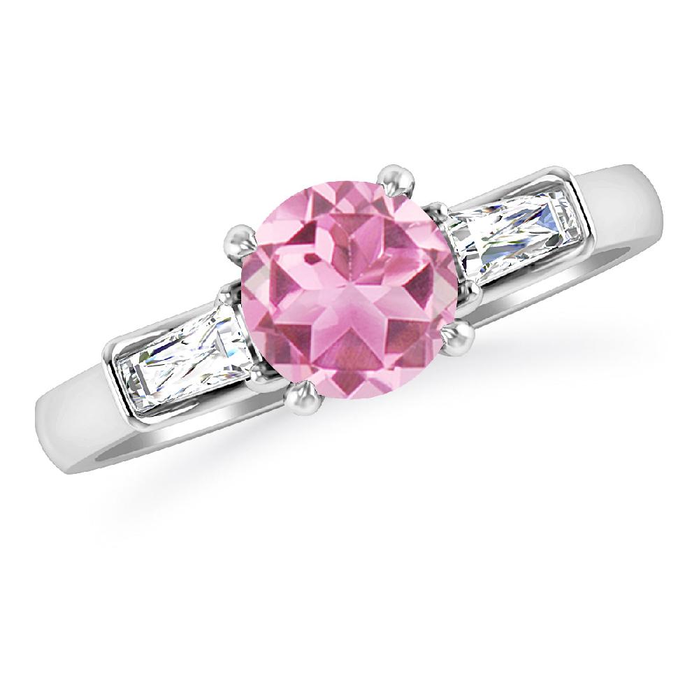 White Gold - Pink Tourmaline