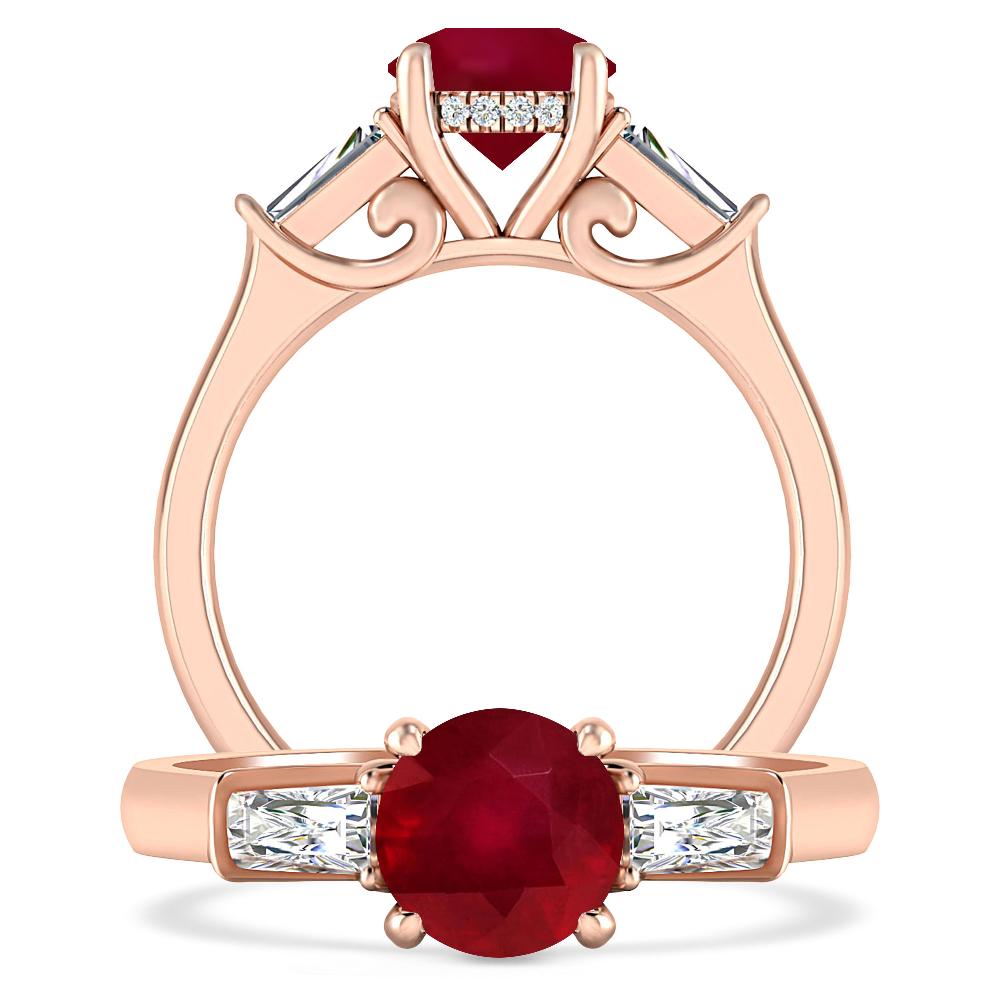Rose Gold - Ruby