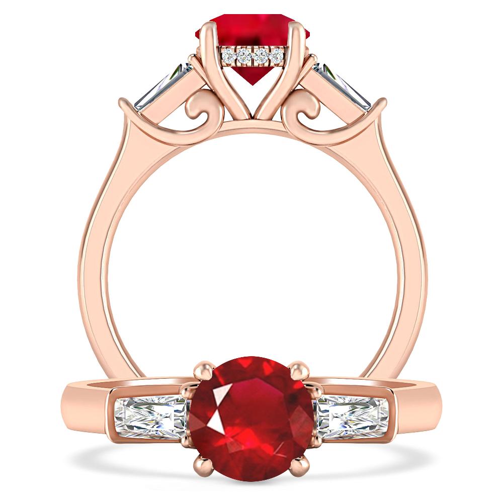 Rose Gold - Ruby