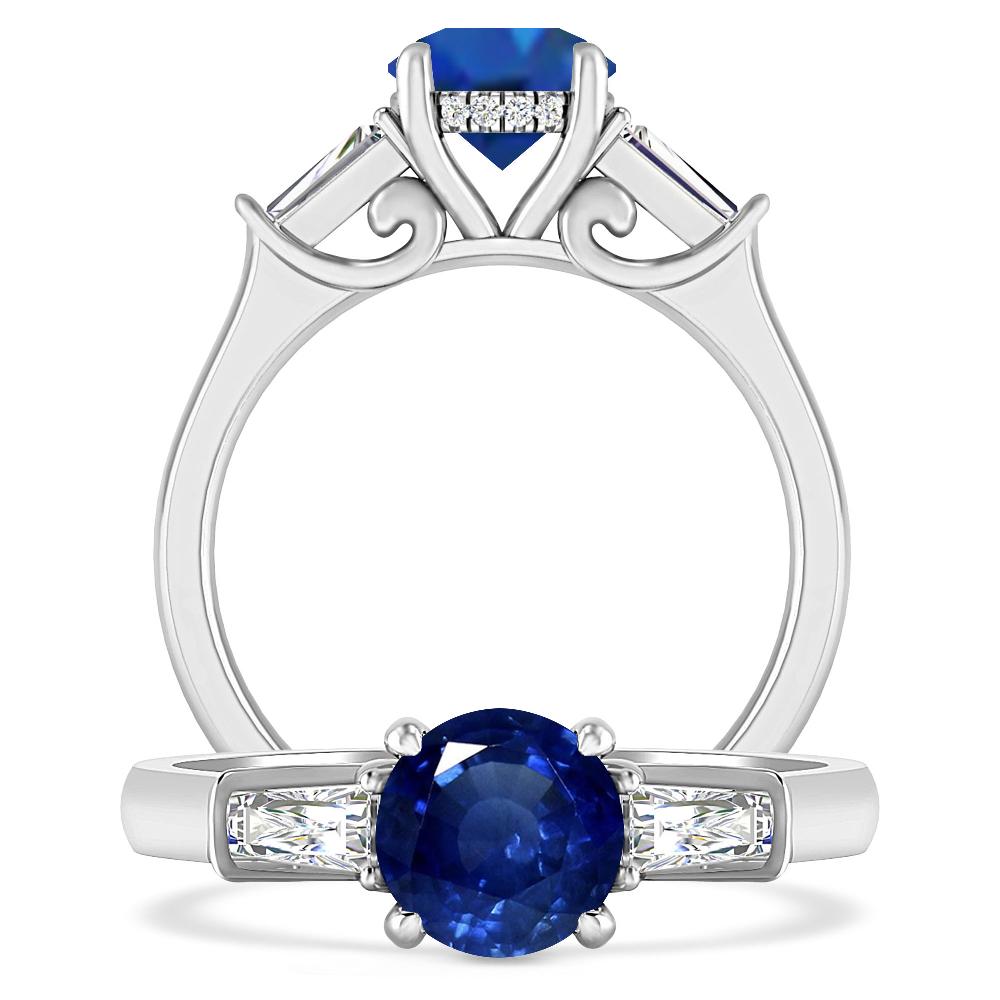 White Gold - Sapphire