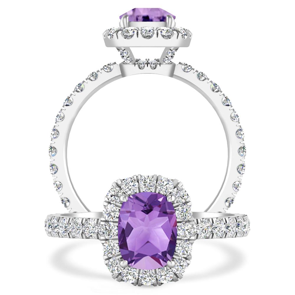 White Gold - Amethyst