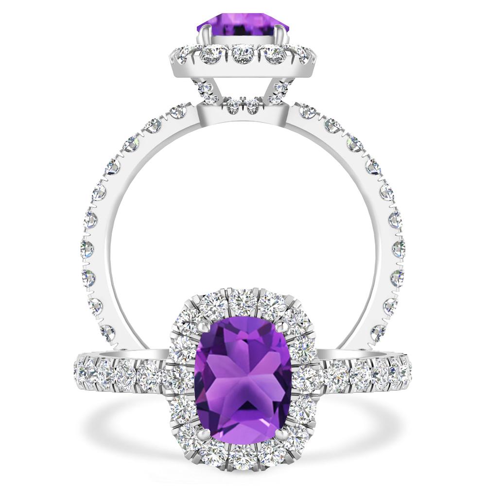 White Gold - Amethyst