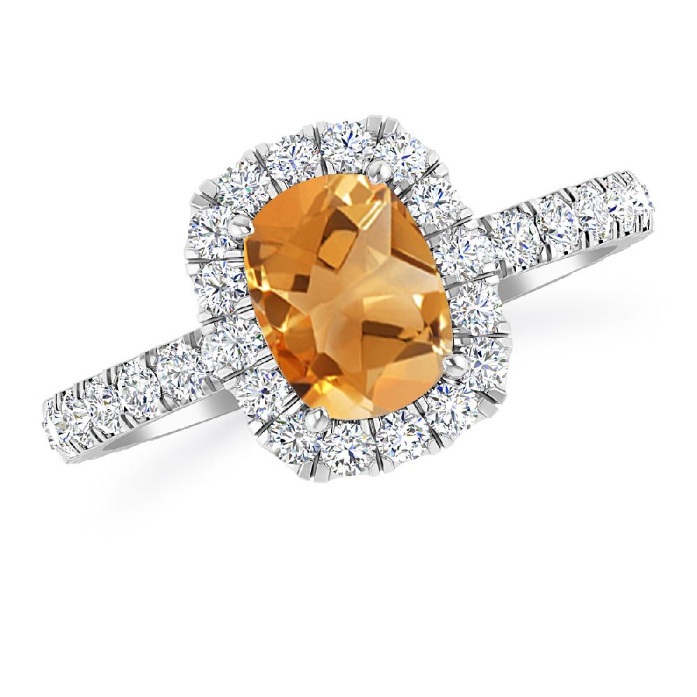 White Gold - Citrine