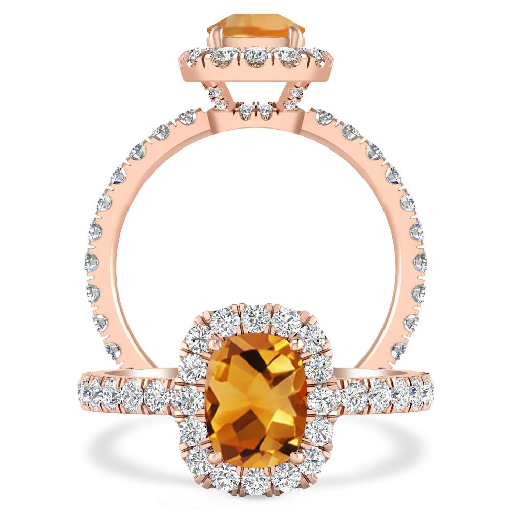 Rose Gold - Citrine