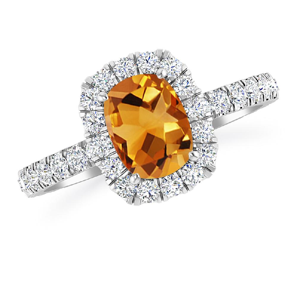 White Gold - Citrine