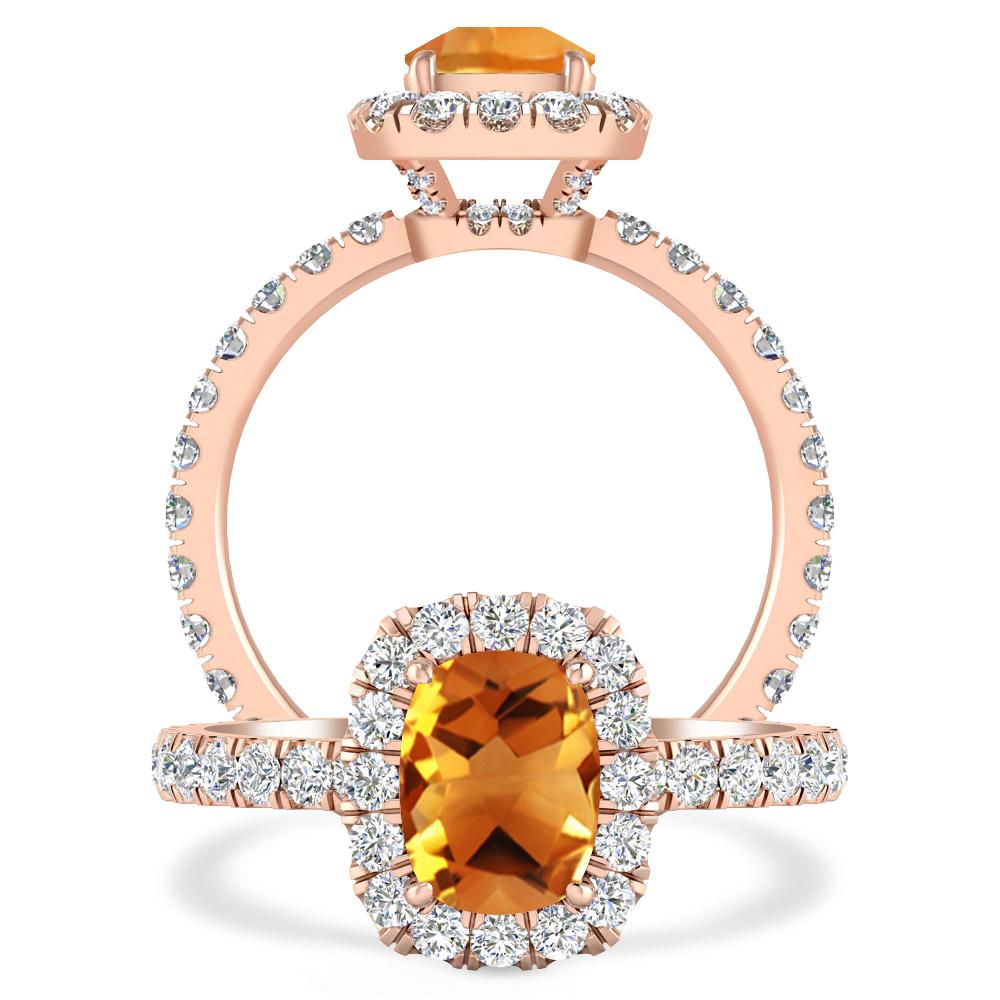 Rose Gold - Citrine