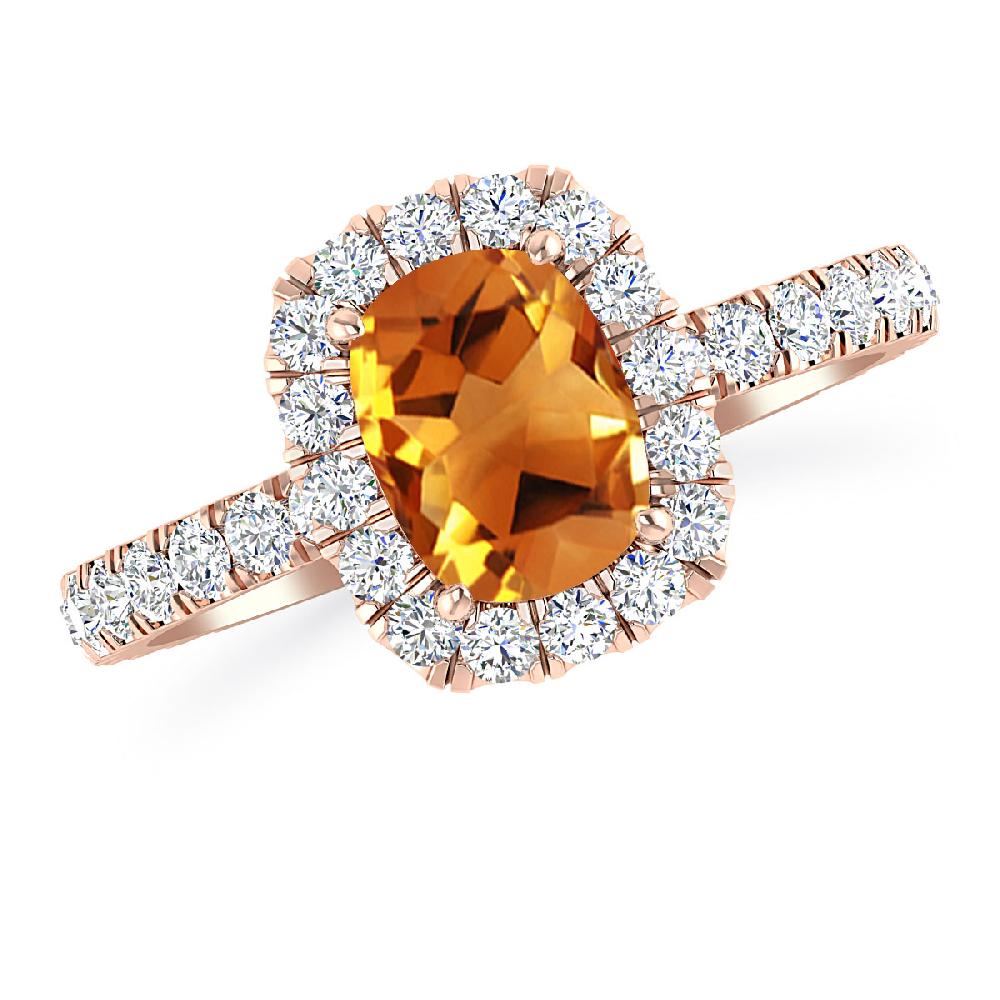 Rose Gold - Citrine