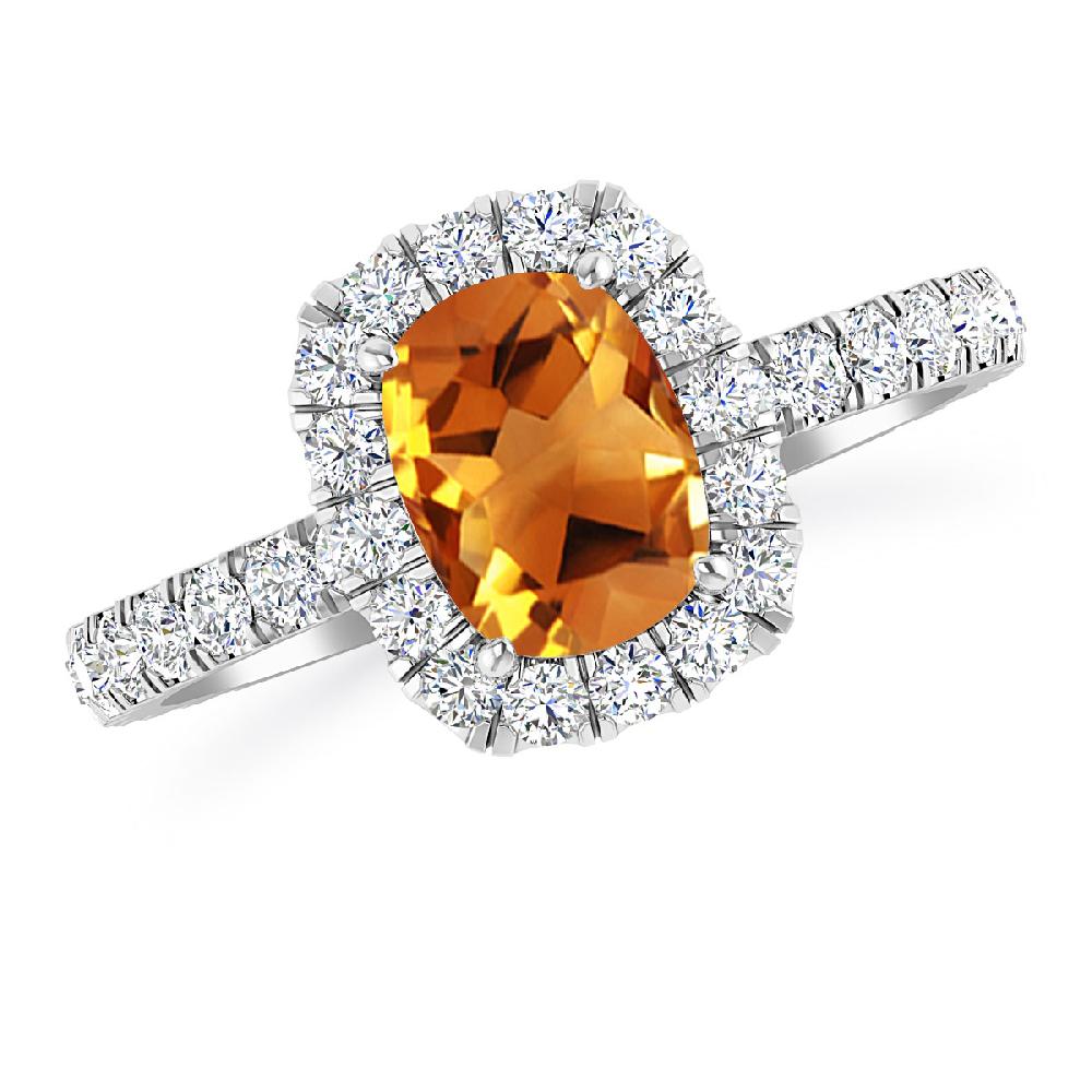 White Gold - Citrine