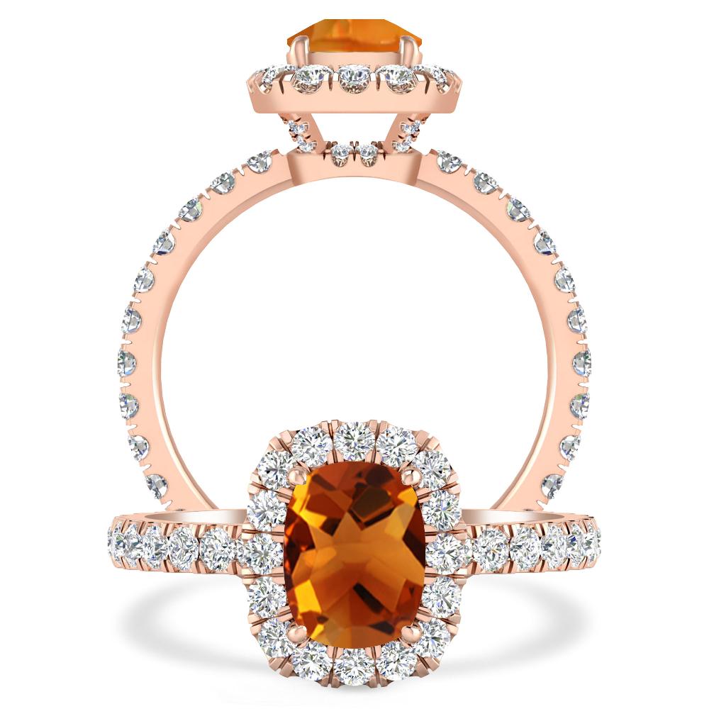 Rose Gold - Citrine