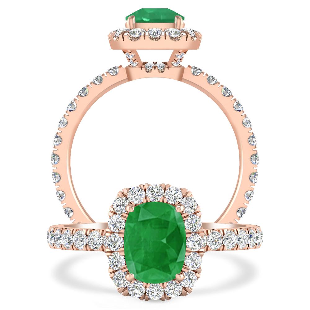 Rose Gold - Emerald