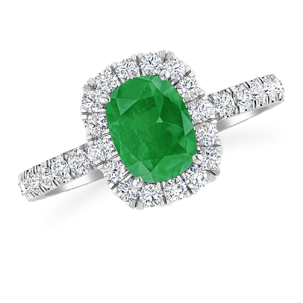 White Gold - Emerald