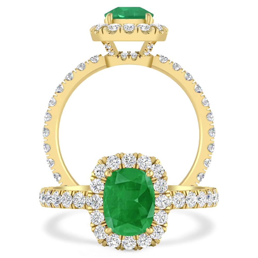 Yellow Gold - Emerald