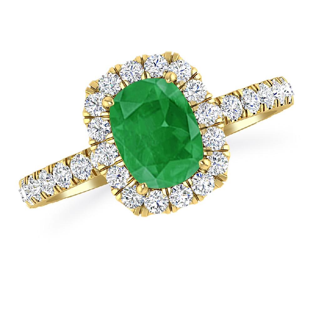 Yellow Gold - Emerald