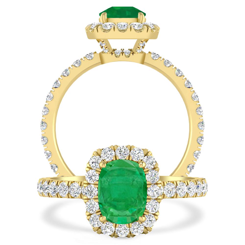 Yellow Gold - Emerald