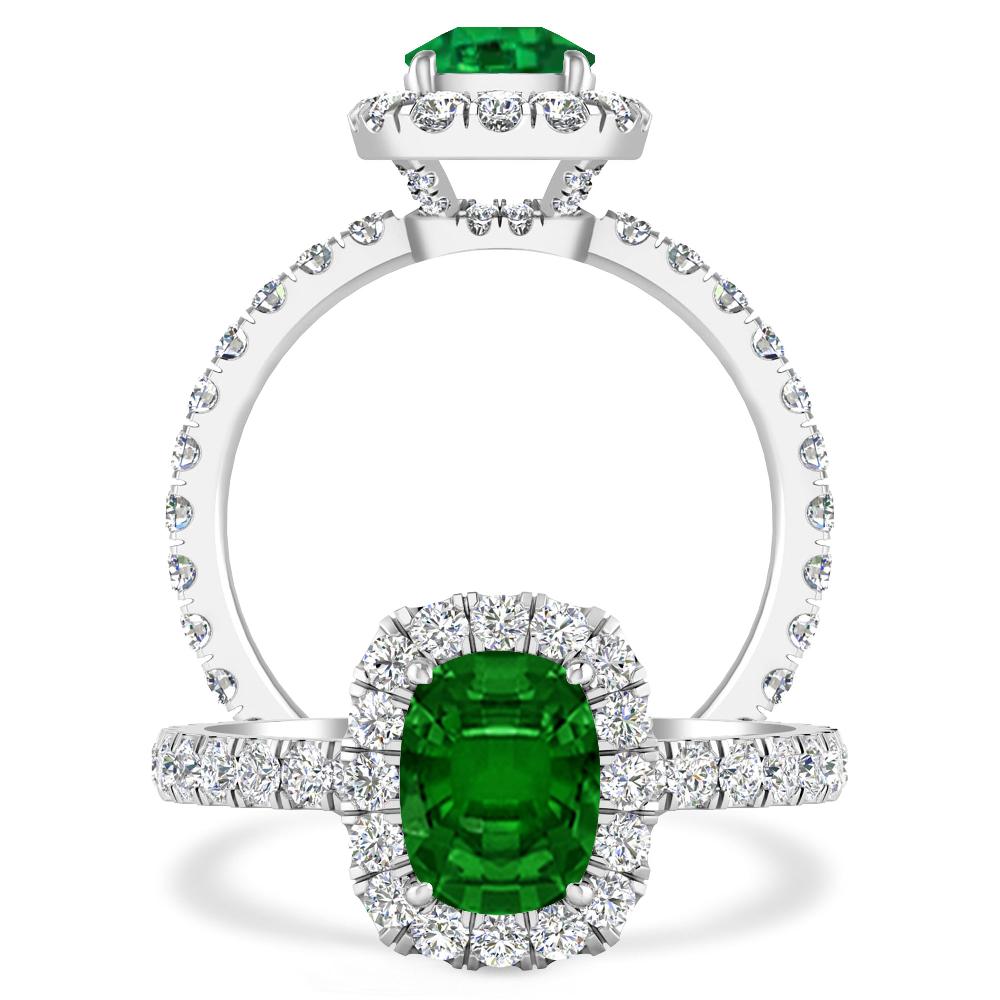 White Gold - Emerald
