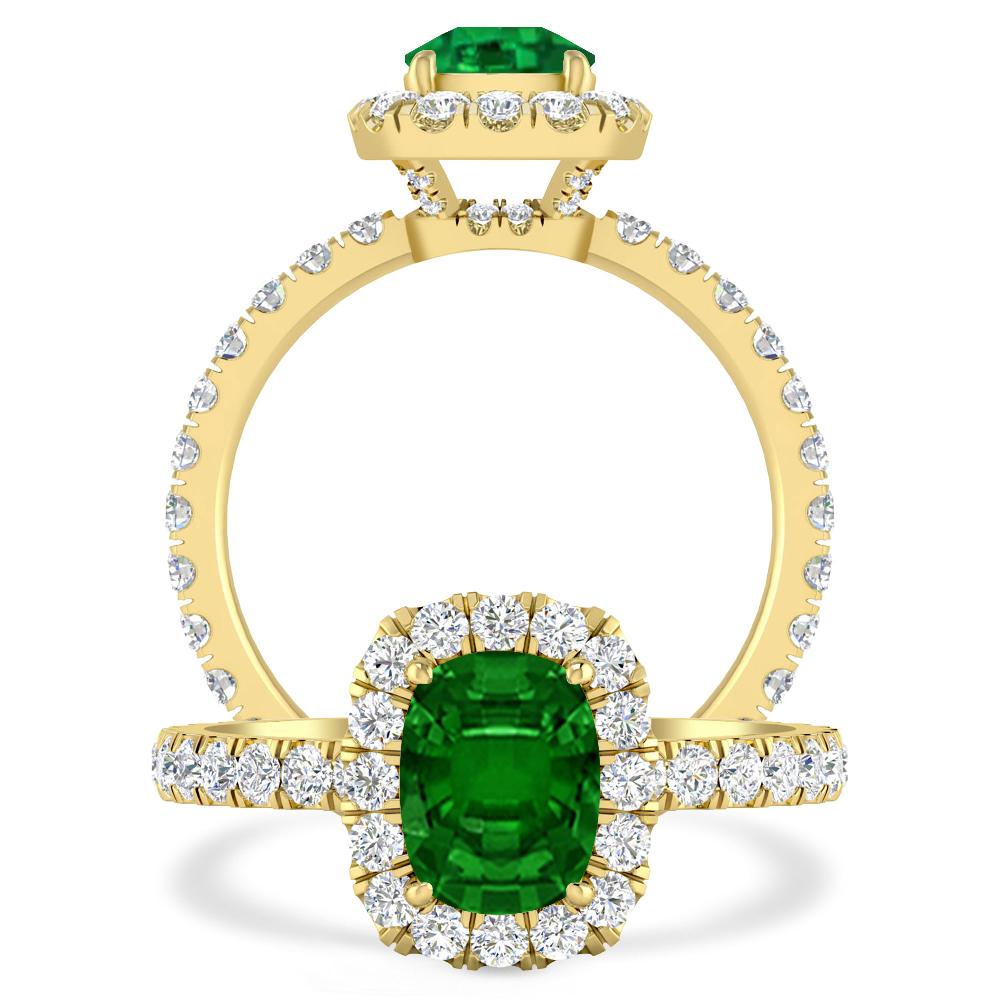 Yellow Gold - Emerald