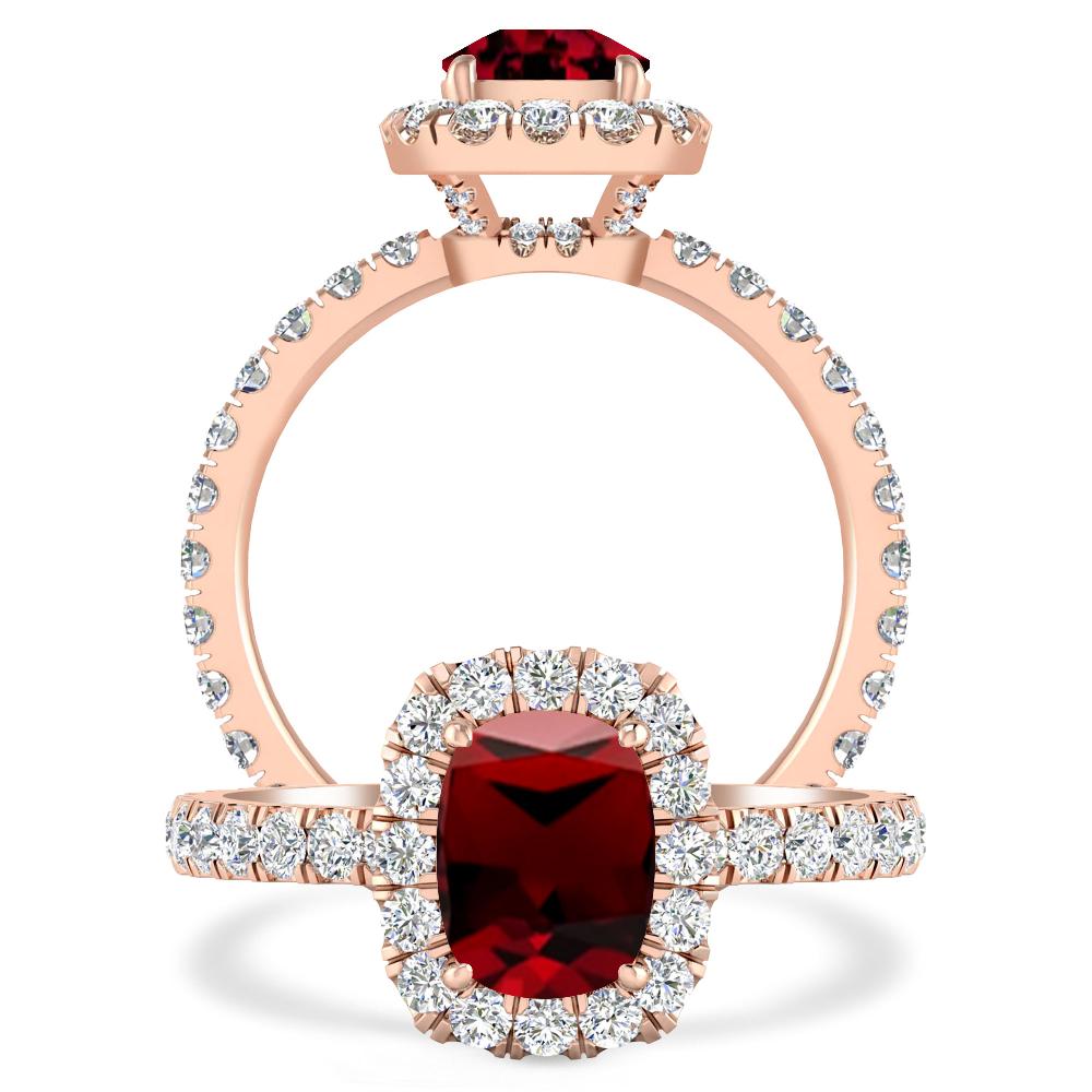Rose Gold - Garnet